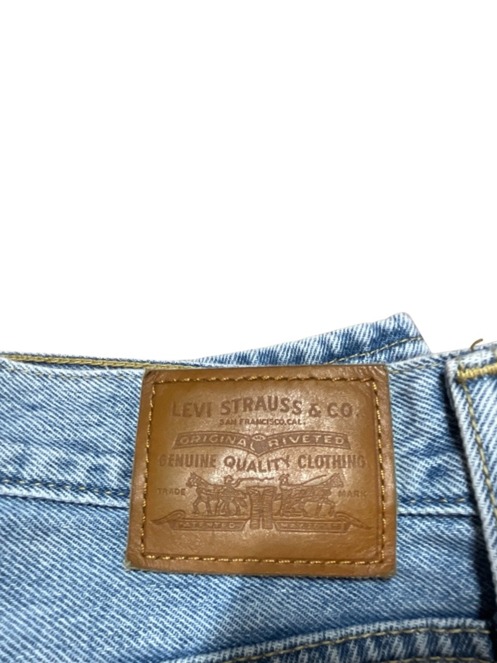 LEVI’S 100% Cotton Dad Jean 5 Pocket Slouchy Loose Fit US Sz 32 - Picture 13 of 15